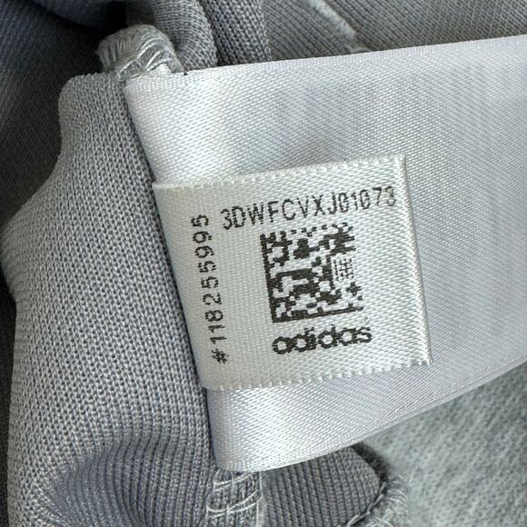 Adidas Originals TNT Trefoil Tape Pullover Hoodie Logo Stripe Gray Mens Size XS - Picture 9 of 12